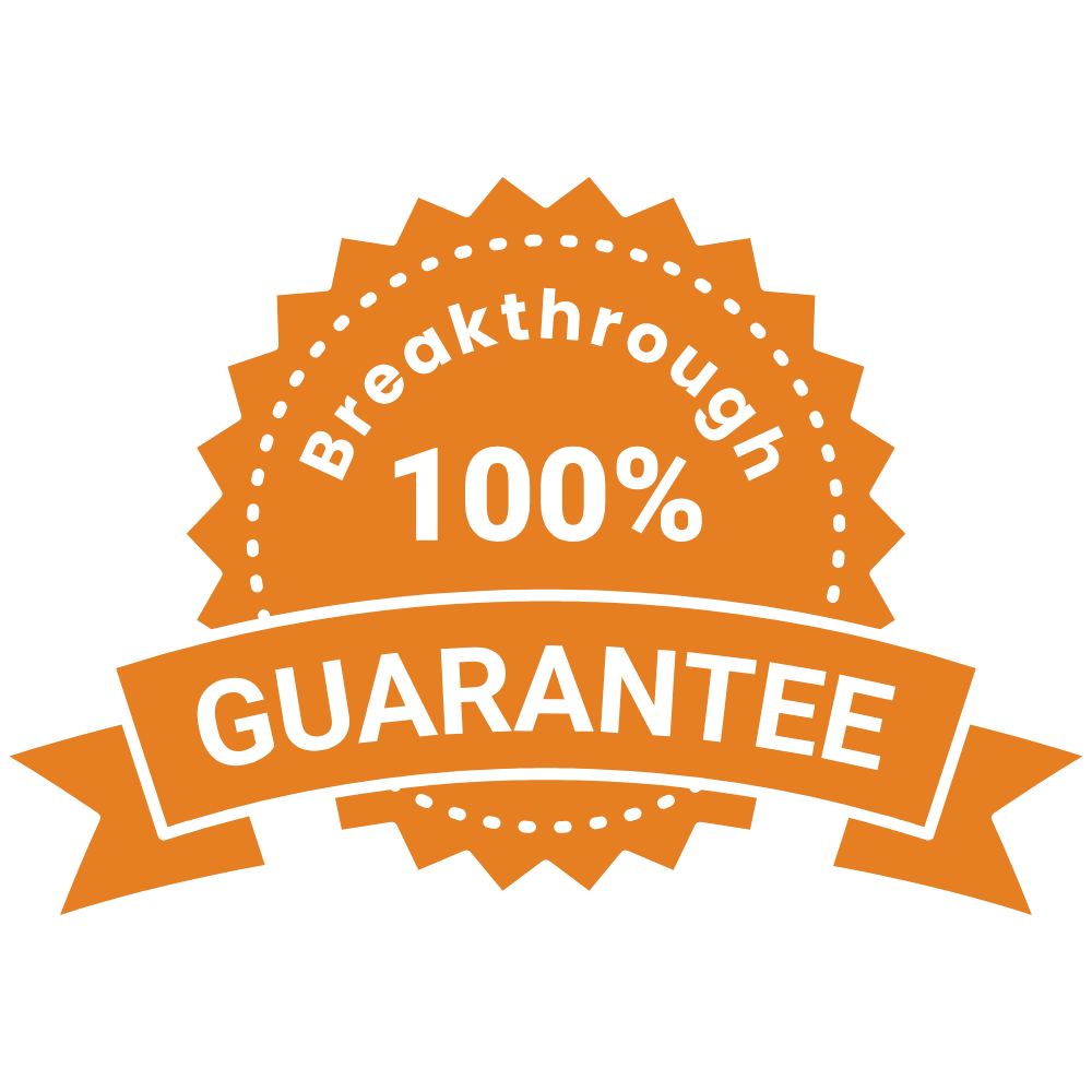100% satisfaction guarantee seal